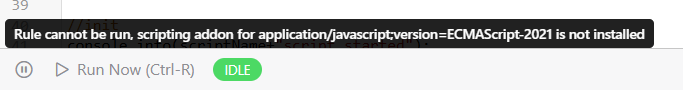 ecma error