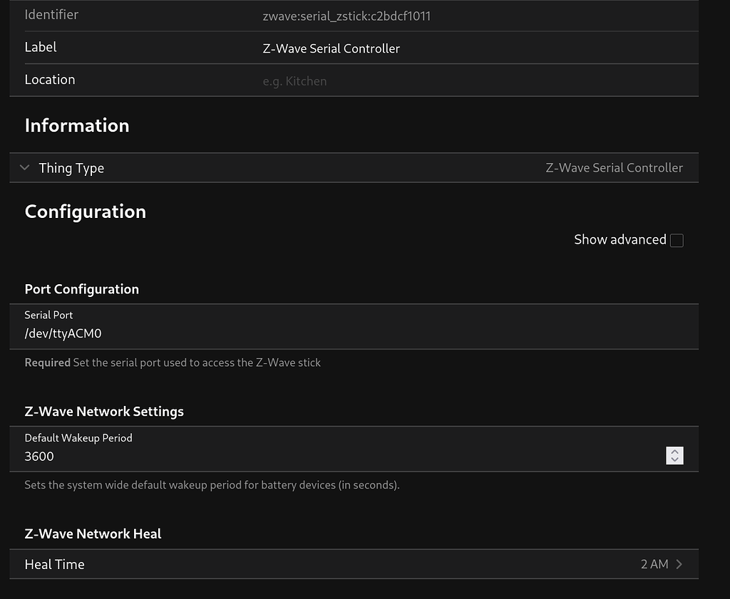 Z-Wave Bridge Offline / Error: Bridge - Bindings - openHAB Community