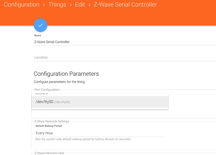 SOLVED] Z-Wave Serial Controller shows 