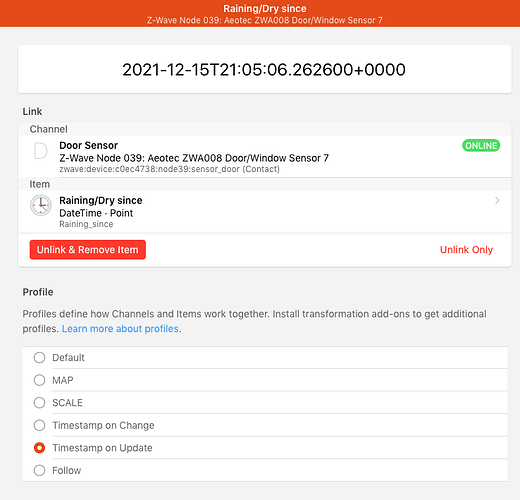DateTime has timestamp profile