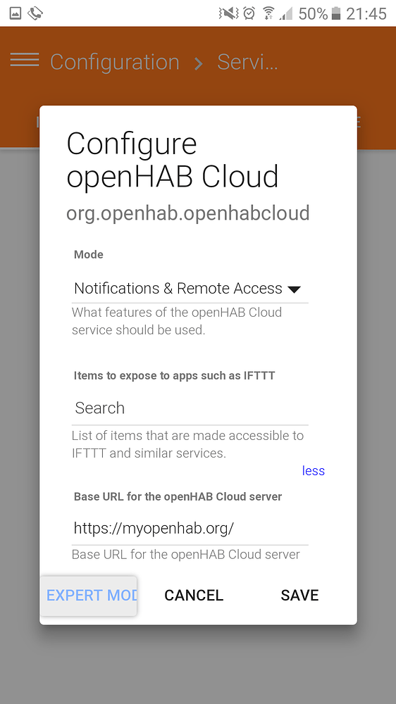 [SOLVED] No uuid, secret - myopenHAB - openHAB Community