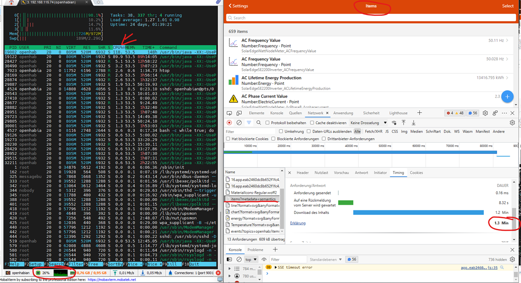 Oh3 reacting slow on every client runtime openhab community
