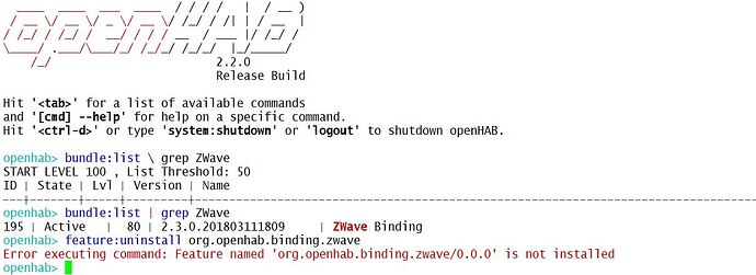 Trying%20to%20uninstall%20ZWave%20Binding%20in%20Karaf%20Console