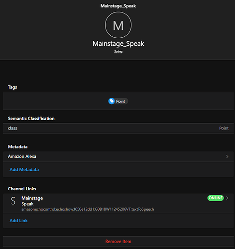 Mainstage_Speak Item