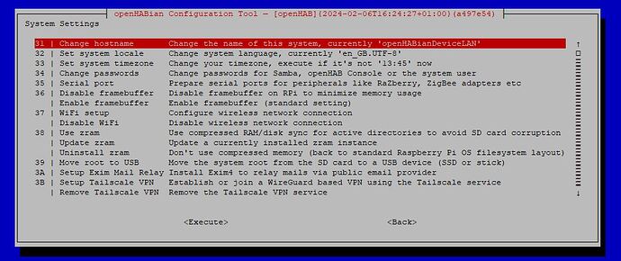 openhabian-conf system settings 39