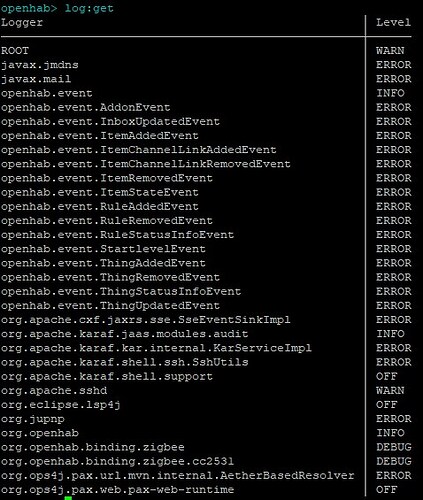 Log Setup