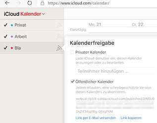 getting a public iCal URL from iCloud