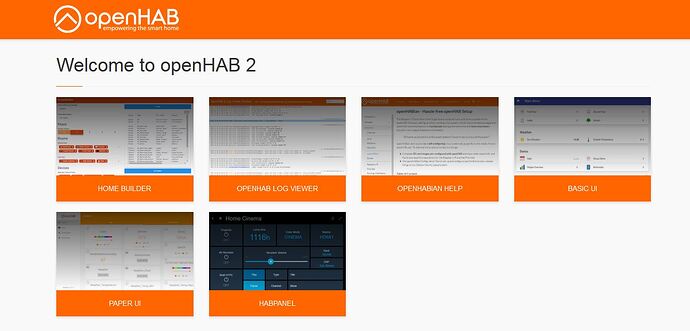 OpenhabMainPage